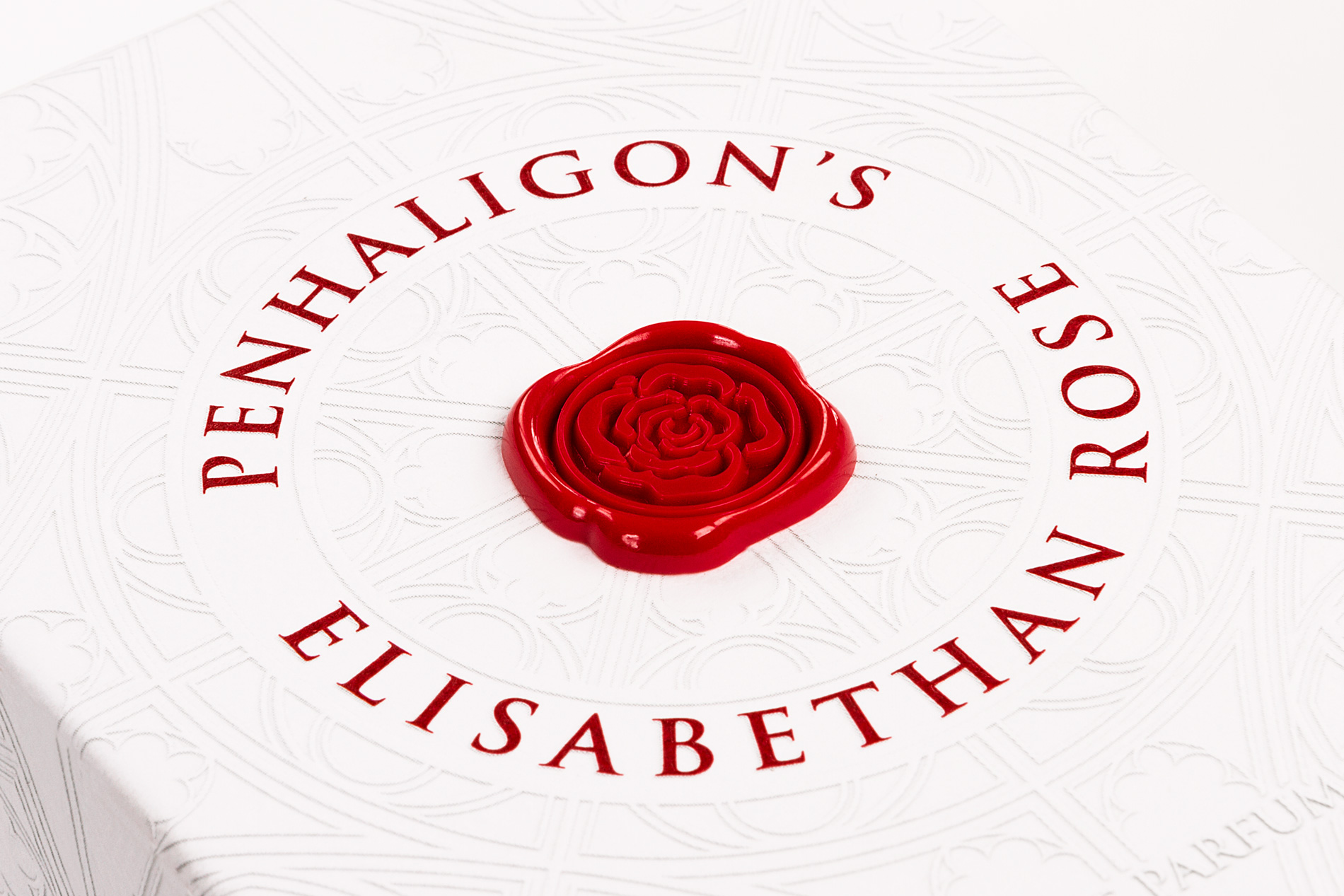Elisabethan Rose identity seal design