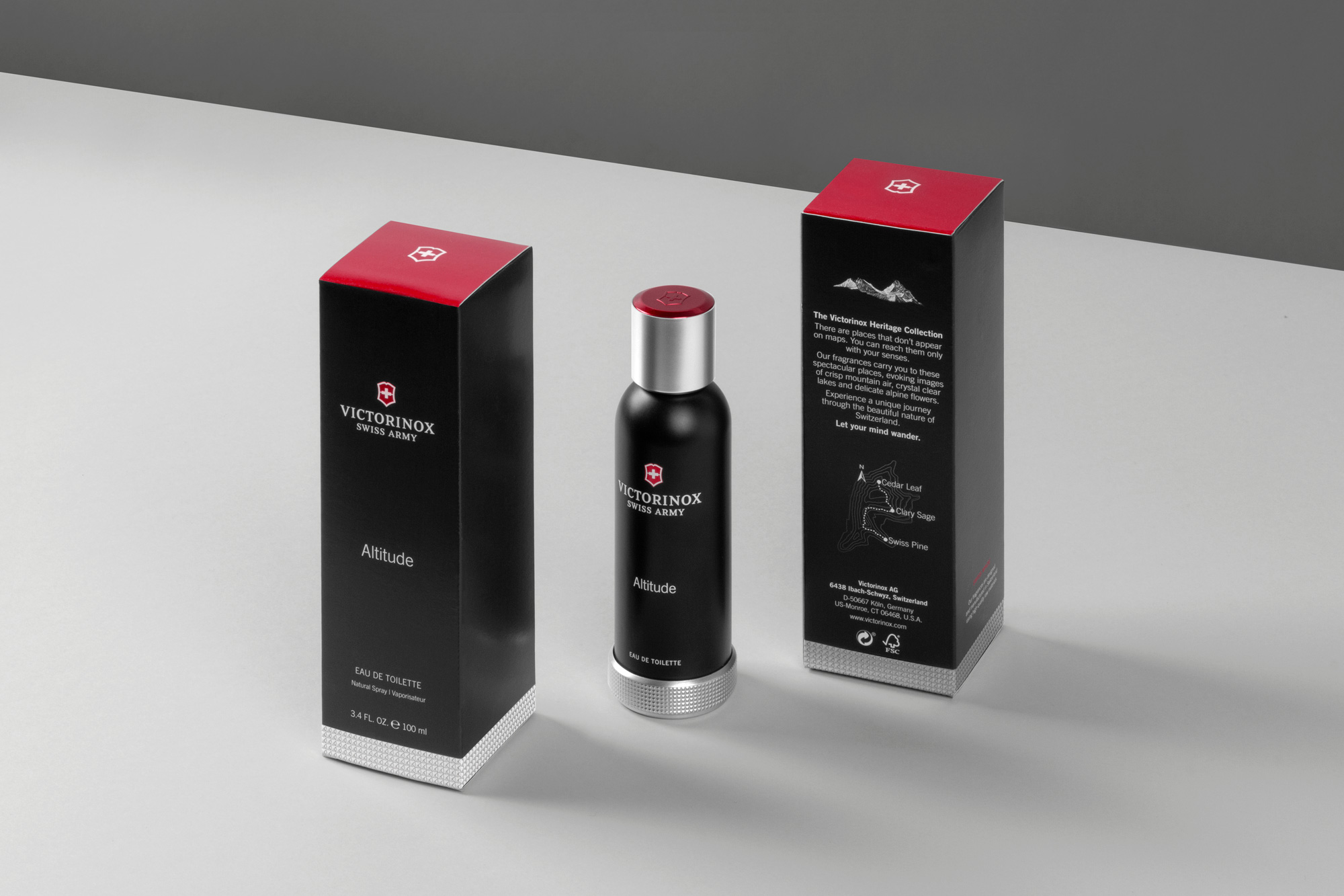 Victorinox Altitude perfume and packaging design